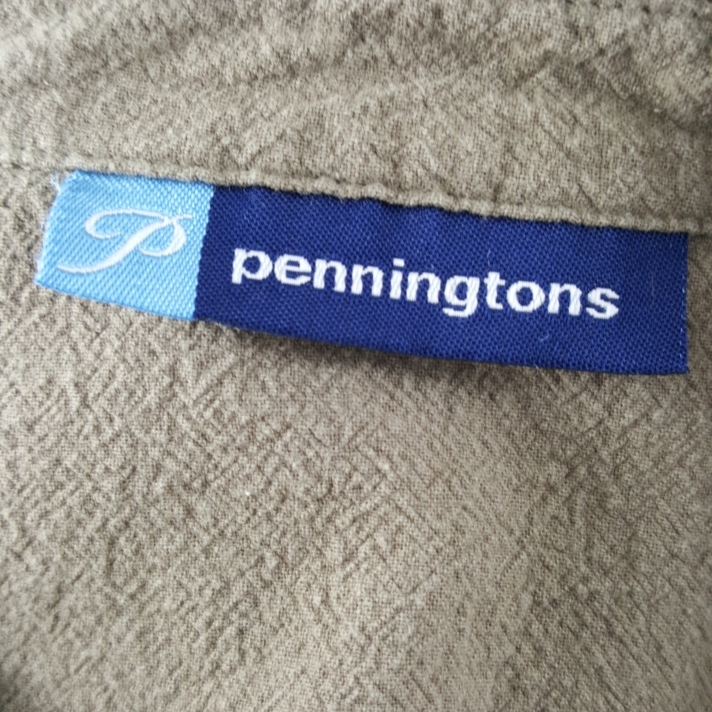 Penningtons Cotton Military-style Top (4X) - Picture 8 of 9